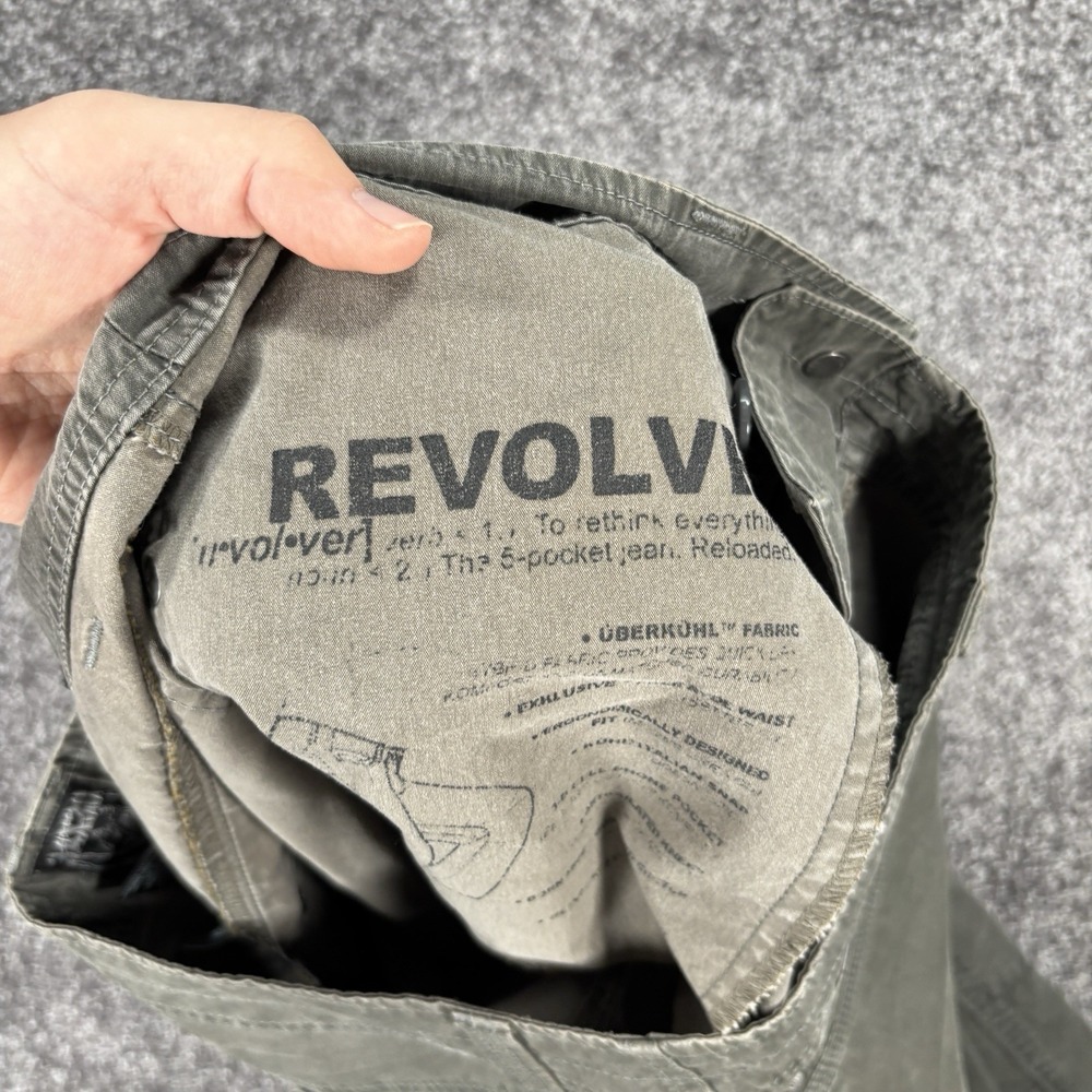 Kuhl Revolvr Pants Mens 34x30 Gray Vintage Patina Dye Canvas Hiking Outdoor - Picture 12 of 14